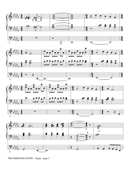 The Heritage Hymn Arr Heather Sorenson Organ Page 2