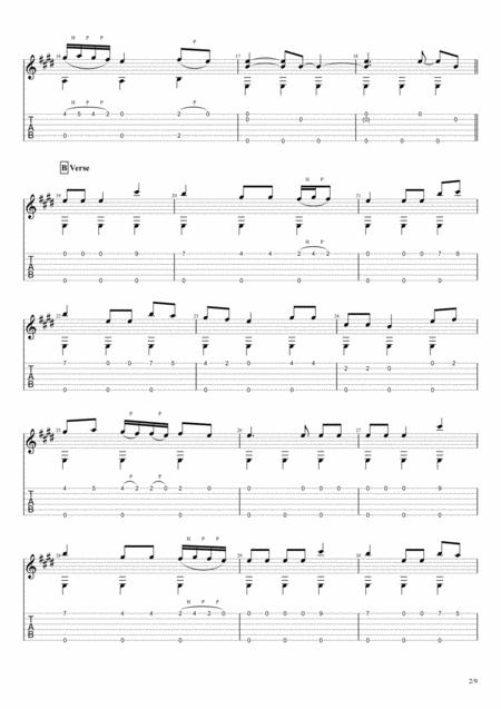 The Holly And The Ivy Traditional For Solo Fingerstyle Guitar Page 2