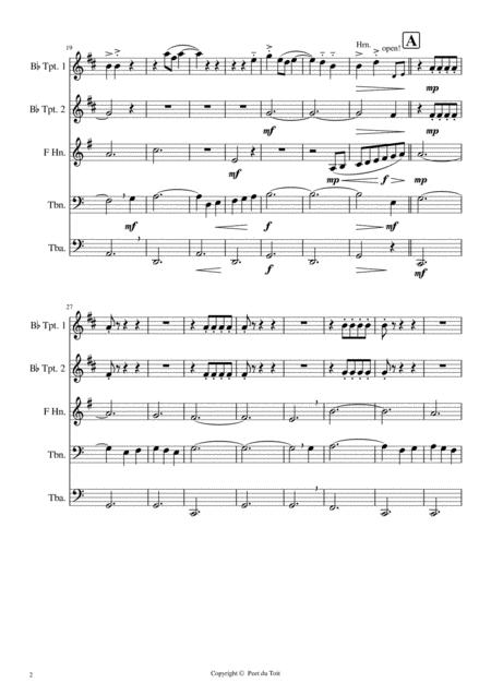 The Impossible Dream The Quest M Leigh J Darion Brass Quintet Page 2