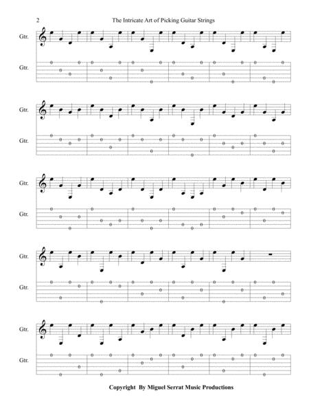 The Intricate Art Of Picking Guitar Strings Page 2