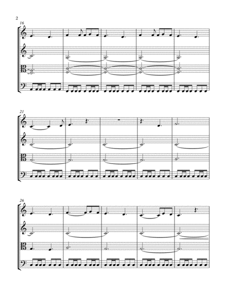 The Last Beat Of My Heart String Quartet Page 2