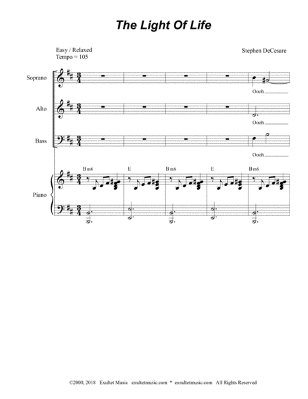 The Light Of Life For Solos And Sab Page 2