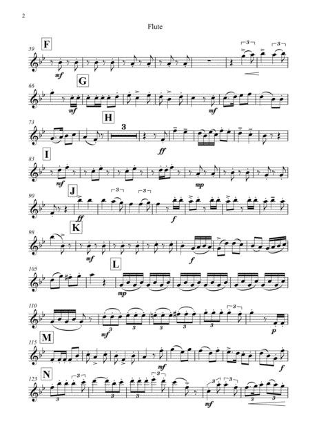 The Lone Ar Ranger Woodwind Quartet Set Of Parts X4 Page 2