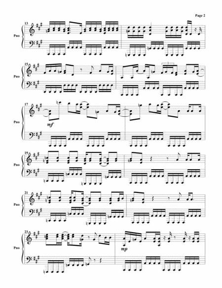 The Look Piano Solo Page 2