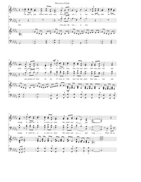 The Love Of God Satb Page 2