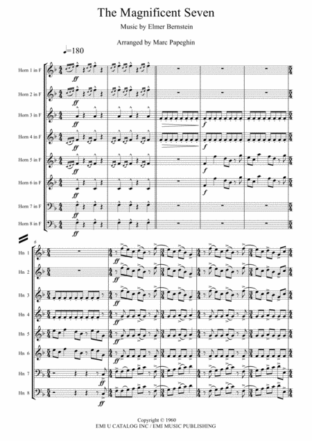 The Magnificent Seven French Horn Octet Page 2