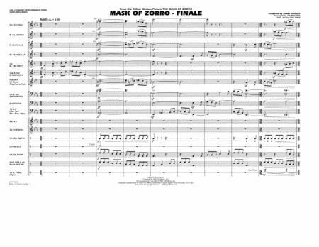 The Mask Of Zorro Finale Arr Jay Bocook Full Score Page 2