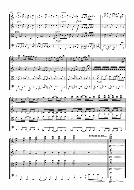 The Muppets Theme String Quartet Page 2