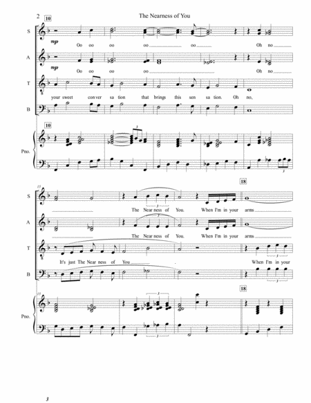 The Nearness Of You Satb Swing Ballad Page 2