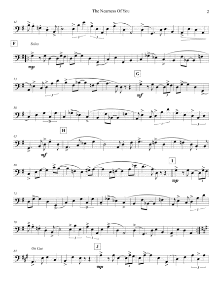 The Nearness Of You Strings Bass Page 2