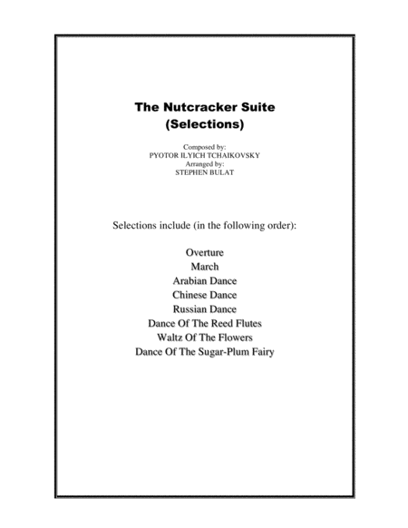 The Nutcracker Suite Selections Lead Sheet Melody Chords For Eb Instruments Page 2