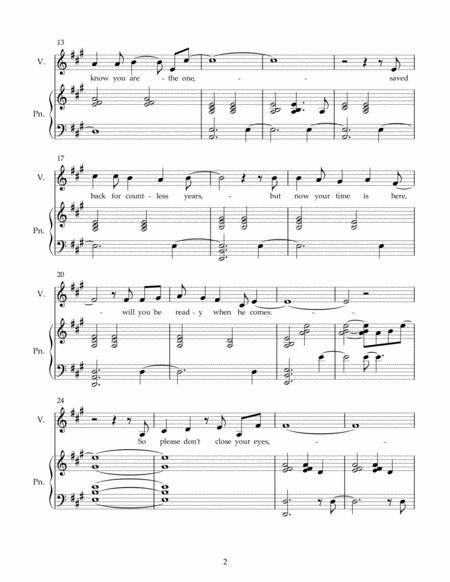 The One Piano Vocal Sheet Page 2