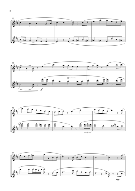 The Parting Glass For Flute Duet Suitable For Grades 2 5 Page 2