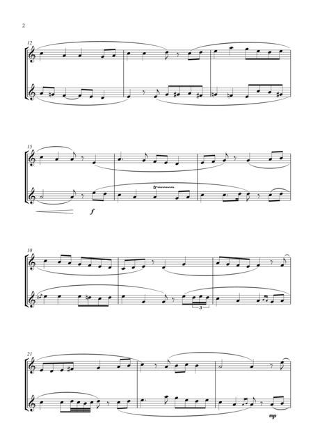 The Parting Glass For Oboe Duet Suitable For Grades 2 5 Page 2