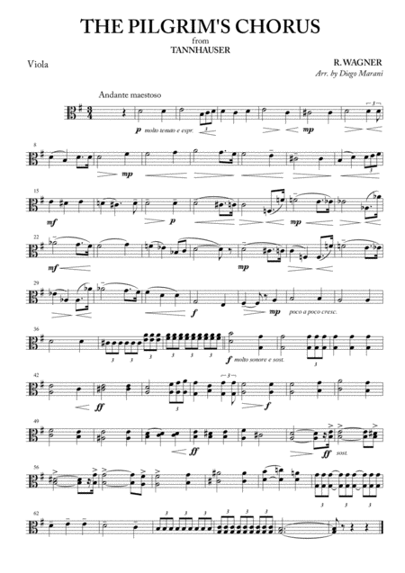 The Pilgrims Chorus For String Quartet Page 2