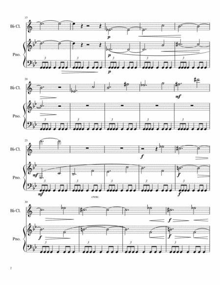 The Planets Full Suite For Clarinet And Piano Page 2