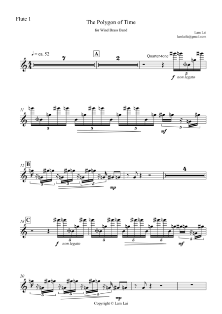 The Polygon Of Time Parts Score Page 2