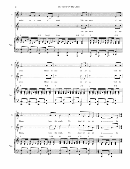 The Power Of The Cross Oh To See The Dawn Duet For Soprano And Tenor Solo Page 2