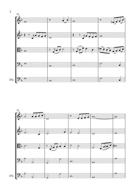 The Prayer For String Orchestra Score And Parts Page 2