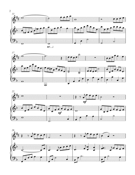 The Prayer Treble Eb Instrument Solo Page 2