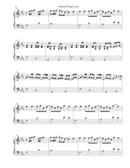 The Proof Of Your Love Forkingandcountry Joel Smallbone Sheet Music Easy Piano Page 2