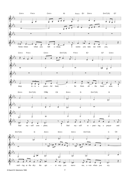 The Quiet Way You Move Me For Alto Chorus And Guitar Chord Names Page 2