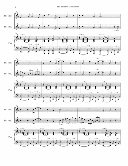 The Rainbow Connection Duet For Jazz Flute Or Violin Page 2