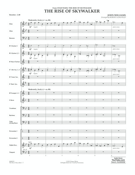 The Rise Of Skywalker From Star Wars The Rise Of Skywalker Conductor Score Full Score Page 2