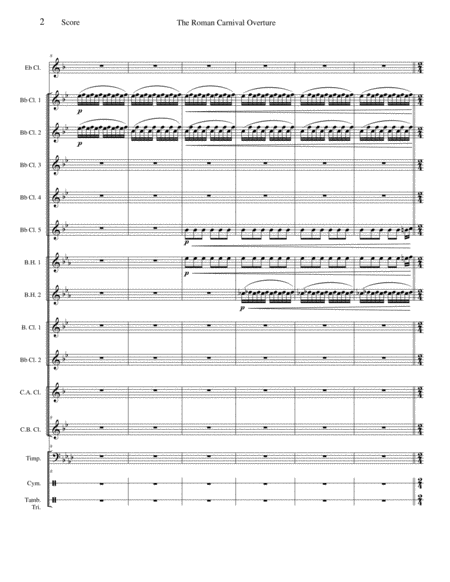 The Roman Carnival Overture Page 2