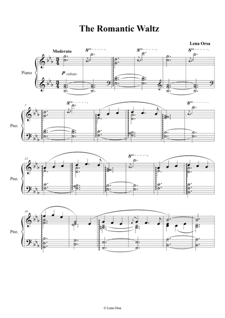 The Romantic Waltz For Piano Page 2