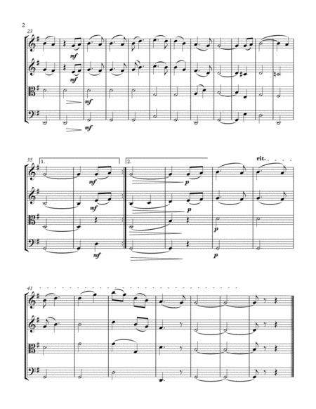 The Rowan Tree String Quartet Page 2