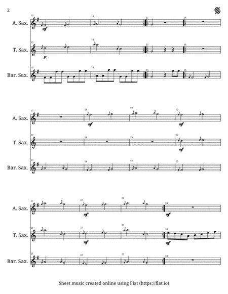 The Sax Boogie Page 2