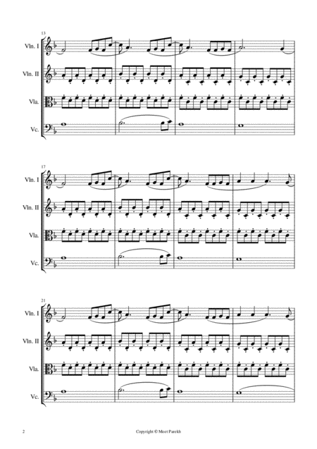 The Scientist Coldplay For Strings Quartet Page 2