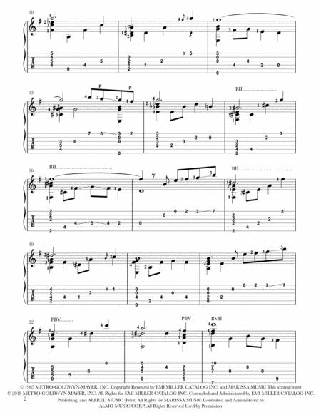 The Shadow Of Your Smile Solo Guitar Page 2