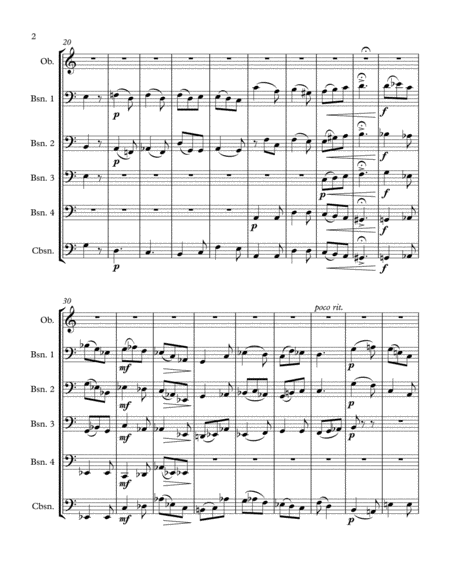 The Shepherds Farewell Double Reed Ensemble Page 2