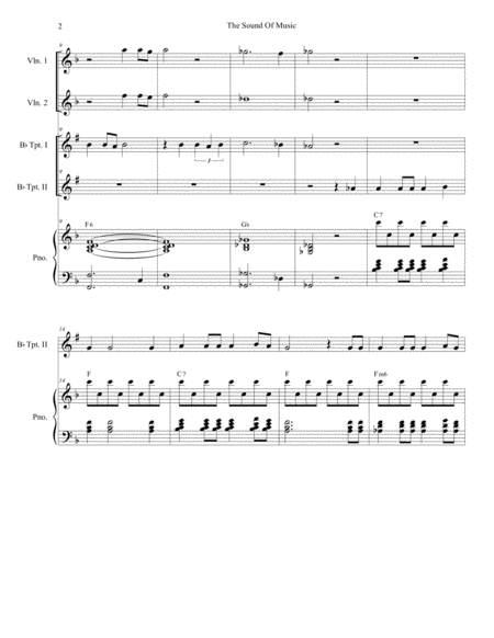 The Sound Of Music Duet For Bb Trumpet Page 2