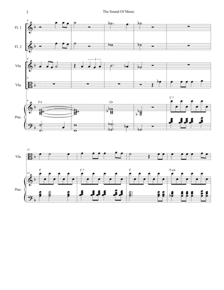 The Sound Of Music Duet For Violin And Viola Page 2