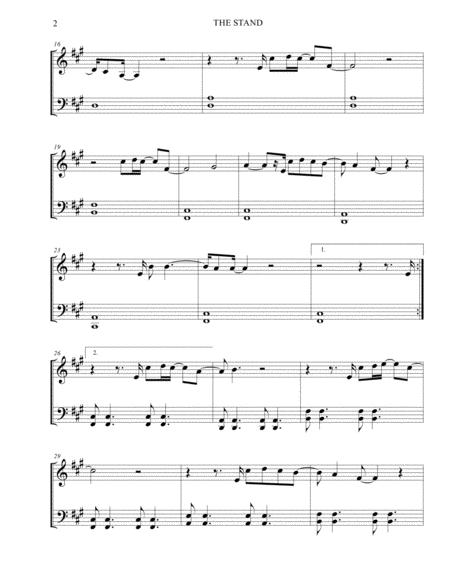 The Stand Hillsong Joel Houston Sheet Music Easy Piano Page 2
