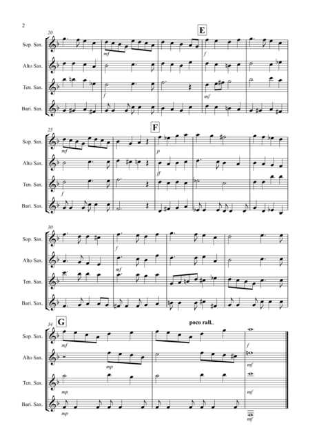 The Star Spangled Banner Bassoon Quartet Arr Adrian Wagner Page 2