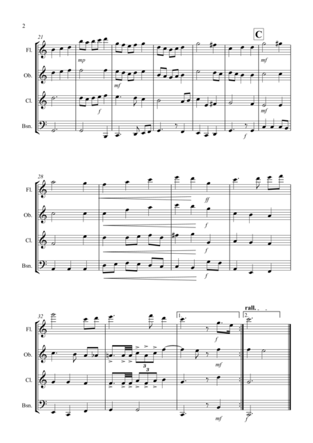 The Star Spangled Banner For Wind Quartet Page 2