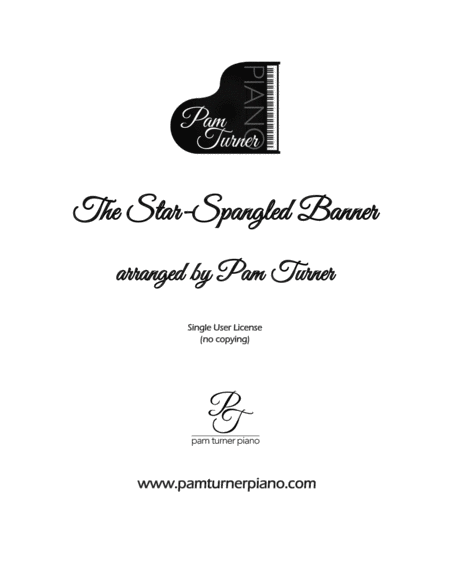 The Star Spangled Banner Intermediate Piano Solo Page 2