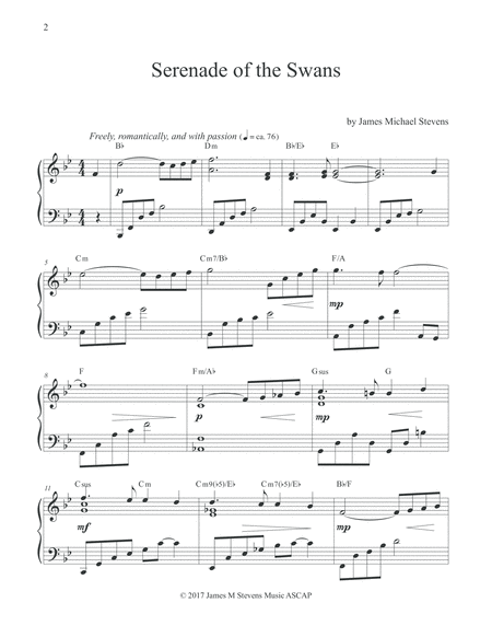 The Swan Romantic Reflections At The Piano Page 2