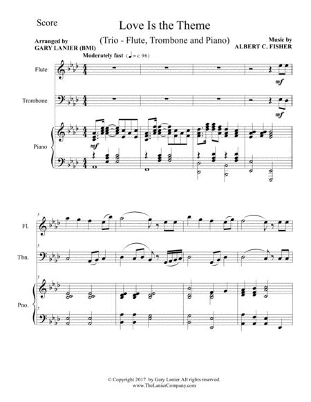 The Water Is Wide Piano Accompaniment For Oboe Trombone Page 2