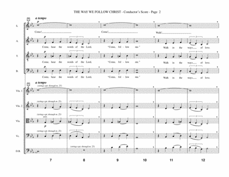 The Way We Follow Christ Full Score Page 2