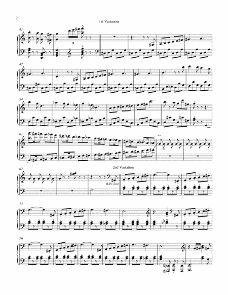 Theme And Variations Page 2