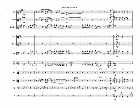 Theme From Summer Of 42 For Little Big Band Jazz Ensemble Page 2