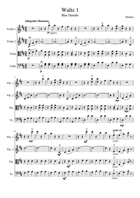Theme From The Blue Danube Page 2