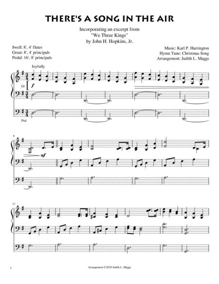 There A Song In The Air With Excerpt From We Three Kings Page 2