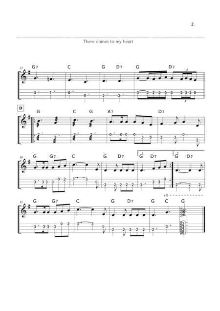 There Comes To My Heart Hymn Ukulele Ensemble Page 2
