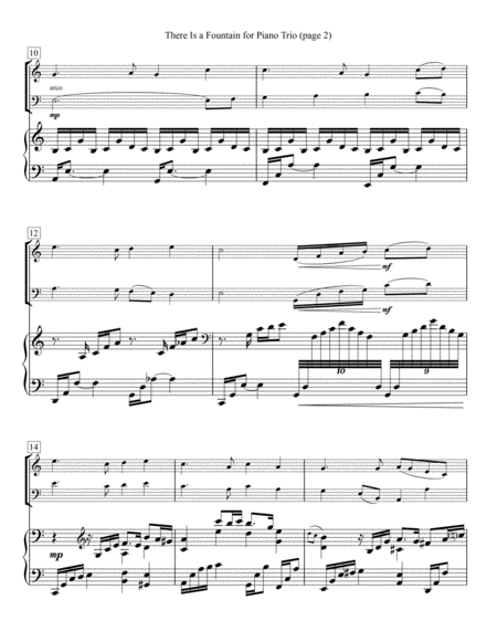 There Is A Fountain For Piano Trio Page 2